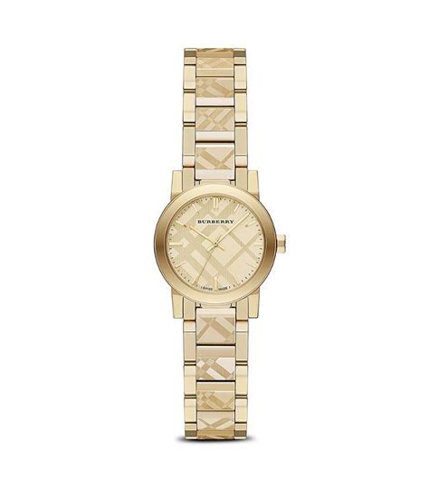 burberry check etched bracelet watch 26mm gold wholesale|Burberry Two Tone Gold Check Bracelet Watch, 26mm Jewelry.